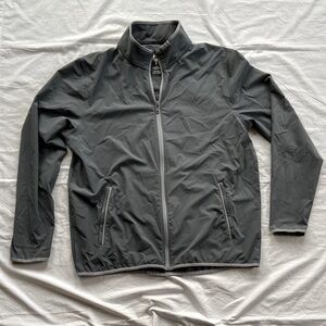 Under Armour Storm Golf Windbreaker Full Zip Men's Large Charcoal Lightweight